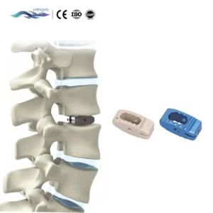 PLIF PEEK Cage posterior lumbar interbody fusion implant for spine surgery
