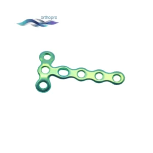 1.5mm Mini T Locking Plate 4 Holes for metacarpal surgery