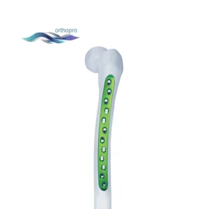 Titanium Curved Femur Locking Compression Plate Broad for femoral shaft fractures - OrthoPro