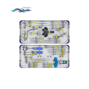 Full Expert Fibular Intramedullary Nail Instrument Set in aluminum sterilization case