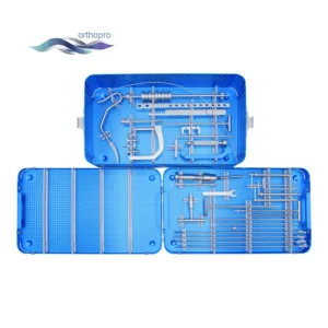 OrthoPro Femoral Intramedullary Nail Instrument Set in sterilization case