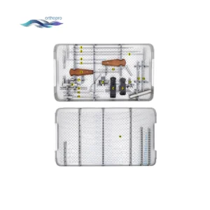 OrthoPro Radius Intramedullary Nail Instrument Set in organized sterilization case