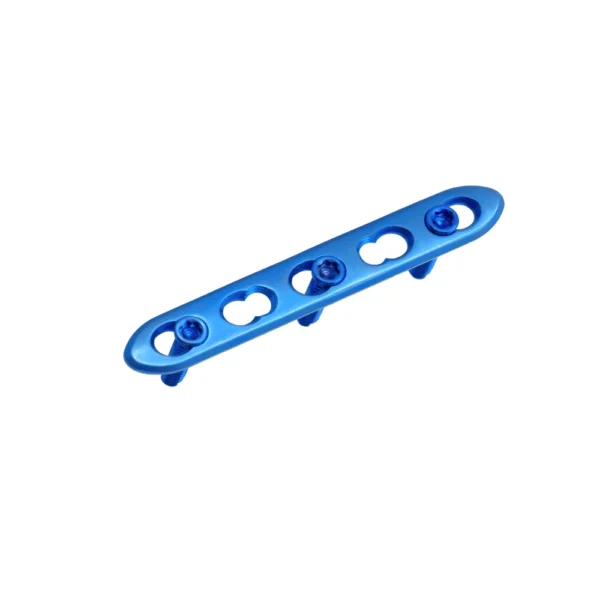 Titanium 2.4mm locking plate specifications and screw holes
