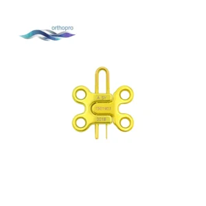 OrthoPro Titanium Sternum Locking Plate with Clip I for Rigid Sternal Fixation and Thoracic Surgery