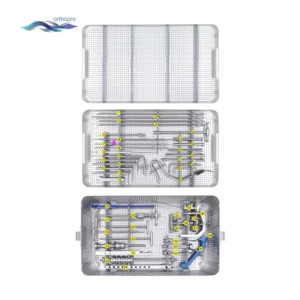 OrthoPro Femoral Reconstruction Nail Instrument Set in sterilization case