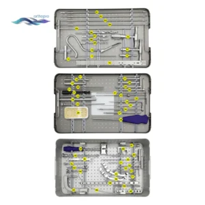 OrthoPro Humeral Intramedullary Nail Blade Type Instrument Set in sterilization case