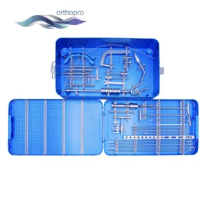 OrthoPro Tibial Intramedullary Nail Instrument Set in sterilization case
