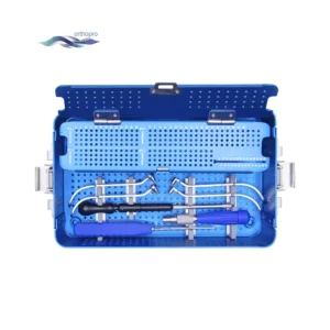 OrthoPro 2.4/2.7 Multi-axial Locking Plates Instrument Set for Polyaxial Hand and Wrist Surgery.