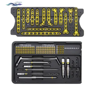 OrthoPro 2.7mm Mini Fragment Locking Plate Instrument Set for Hand and Foot Orthopedic Trauma Surgery