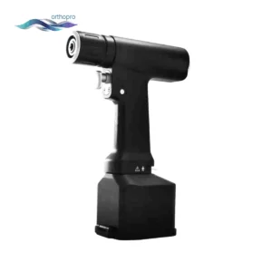 OrthoPro brushless multi-functional bone drill handpiece for orthopedic surgery.