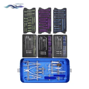 OrthoPro Mini Fragment Locking Plate Instrument Set for Orthopedic Hand and Foot Trauma Surgery