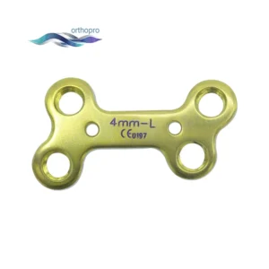 Oblique X-Locking Plate titanium orthopedic implant for metatarsal fusion and foot surgery by OrthoPro