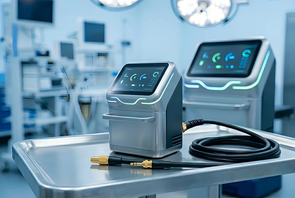 orthopedic shaver handpiece with ergonomic grip for joint surgery