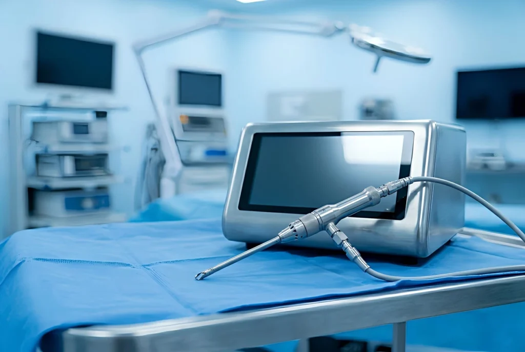 Medical equipment OEM testing an arthroscopy shaver system for global wholesale