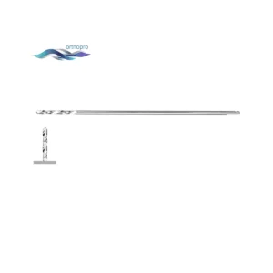 Orthopedic Implants AO Drill Bit made of medical-grade stainless steel for bone fracture fixation surgery