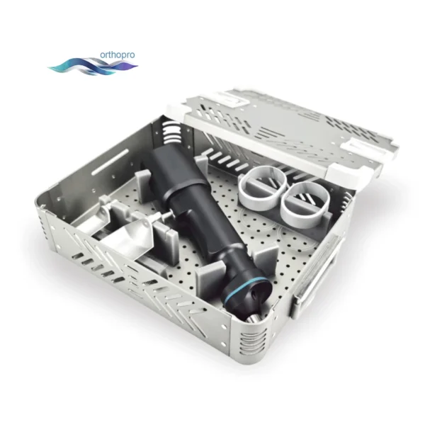 Orthopedic Implants Drill Sterilization Box for surgical power tools autoclaving